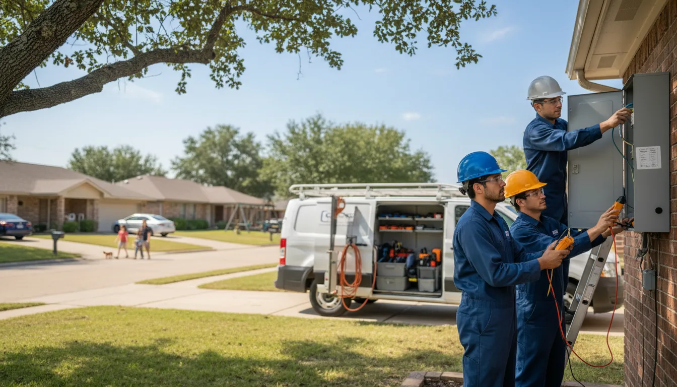 Certified electrician providing emergency electrical services in Marine, IL